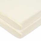 Lençóis com elástico American Baby Company 96x61 cm, algodão, pacote com 2 unidades