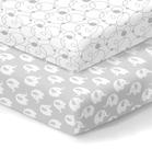 Lençóis com elástico Cambria Baby 100% algodão orgânico Pack n Play