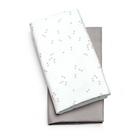 Lençóis de berço Chicco Lullago Triangle Grey, pacote com 2