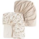 Lençóis de Berço Konssy Muslin 100% Algodão - Tamanho Padrão