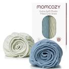 Lençóis de berço Momcozy Muslin Standard, pacote com 2 unidades de algodão