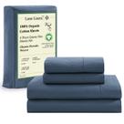 Lençóis de cama LANE LINEN, ecológicos, 100% algodão orgânico, Queen