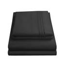 Lençóis de Cama Queen Supreme Sweet Home Collection - Cor Preta