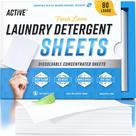 Lençóis de detergente para roupa ACTIVE 80 Loads Fresh Linen Scent