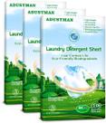 Lençóis de detergente para roupa ADUSTMAN Breeze 186 folhas (pacote com 3)