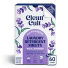 Lençóis de detergente para roupa Cleancult Wild Lavender 60 cargas