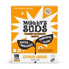 Lençóis de detergente para roupa Molly's Suds 120 Loads Citrus Grove