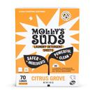 Lençóis de detergente para roupa Molly's Suds 70 Loads Citrus Grove