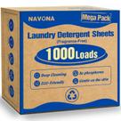 Lençóis de detergente para roupa Navona 1000 Loads Mega Pack