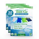 Lençóis de detergente para roupa Purecise Travel 30 Loads Fresh Scent