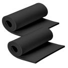 Lençóis de espuma MEARCOOH, pacote com 2, 8 mm de espessura, Eva preta, 13,9 x 39 polegadas