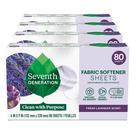 Lençóis de secagem Seventh Generation Fresh Lavender Scent 80s