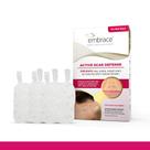 Lençóis de silicone para cicatrizes Scar Defense abrangem fornecimento para 60 dias
