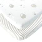 Lençóis Pack n Play Cuddly Cubs, jérsei de algodão puro, pacote com 2 unidades Lençóis Pack n Play Cuddly Cubs, jérsei de algodão puro, pacote com 2 unidades