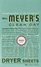 Lençóis secadores Mrs. Meyer's Clean Day Basil 80 folhas, pacote com 2