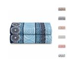 Lençol 100% Algodão S/ Elástico Avulso Estampado com Viés Malha Penteada Fio 30/1