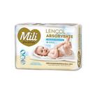 Lençol Absorvente Infantil 84x63cm Trocador Descartável 5un Mili