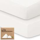Lençol Ajustado KeaBabies Isla 132x71 cm Impermeável Kit com 2