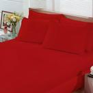 Lençol Avulso Casal Padrão com Elástico Buettner Art Premium Vermelho (Ref. 20822):
