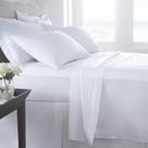 Lençol avulso com elástico solteiro percal 200 fios 100% algodão branco - branco - solteiro