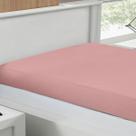 Lençol Avulso KazzaVip King Malha 100% Algodão Basic Liso com Elástico Rosa Pastel Lençol Avulso KazzaVip King Malha 100% Algodão Basic Liso com Elástico Rosa Pastel