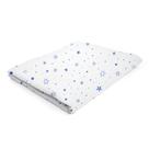 Lençol Avulso Papi Elástico Padrão Americano Estrelas Azul