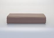 Lençol Avulso S/ Elástico Maca 2,20m X 1,20m 100% Algodão 180 Fios caqui m