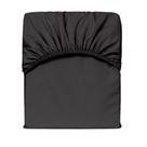 Lençol Avulso Solteiro Slim com Elástico Micropercal 200 Fios - Preto - 100% poliéster