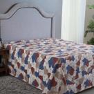 Lençol Cama Box 400 Fios Queen Estampado Sem Elástico Avulso Revenda