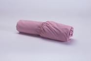 Lençol Cama Viúva Avulso C/ Elástico 2,00m x 1,10m x 0,25 ALT 100% Algodão 200 Fios Percal Rose