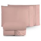 Lençol Casal 4 Peças Algodão 400 Fios Conforto e Estilo