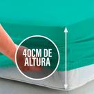 Lençol Casal c/ Elástico 40cm Avulso Percal 180 fios 80% Algodão Lençol Casal c/ Elástico 40cm Avulso Percal 180 fios 80% Algodão