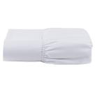 Lençol Casal Padrão Avulso Com Elástico 200 Fios Toque Macio e Resistente Branco 01 Peça
