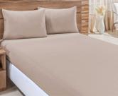 Lençol Casal Padrão Cama Box 100% Algodão Com Elástico 3 Peças