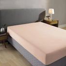 Lencol casal priori salmao 100% algodao c/ elastico liso 1,38x1,88x35cm - DOHLER