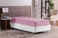 Lençol com Elástico 1 Peça Avulso Manta Flanel Cama Solteiro 100% poliéster