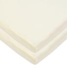 Lençol com elástico American Baby Company 91x46 cm, pacote com 2 unidades de algodão