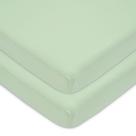 Lençol com elástico American Baby Company Mini Berço 96x61 cm de algodão