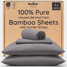 Lençol com Elástico Bambaw Queen 100% Viscose de Bambu Refrescante 40 cm