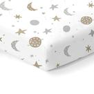 Lençol com elástico Cambria Baby Organic Cotton 71x132cm 15cm de profundidade