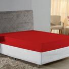 Lençol Com Elástico Casal Nobre 1 Peça 30cm De Altura Malha 100% Algodão - Vermelho Lençol Com Elástico Casal Nobre 1 Peça 30cm De Altura Malha 100% Algodão - Vermelho
