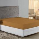 Lençol Com Elástico Casal Nobre Viúva 1 Peça 30cm De Altura Malha 100% Algodão - Cobre Lençol Com Elástico Casal Nobre Viúva 1 Peça 30cm De Altura Malha 100% Algodão - Cobre