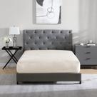 Lençol com elástico Cathay Home Twin Plush Fur 100% microfibra