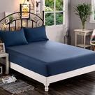 Lençol com elástico Elegant Comfort 1500 Premium em microfibra azul marinho