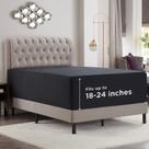 Lençol com elástico Empyrean Black Extra Deep Pocket Queen Size