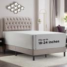 Lençol com elástico Empyrean Light Grey Extra Deep Pocket Queen