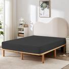 Lençol com elástico HBHLFZ Queen Size 152x203cm, macio e respirável, preto Lençol com elástico HBHLFZ Queen Size 152x203cm, macio e respirável, preto