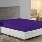 Lençol Com Elástico King Nobre 1 Peça 30cm De Altura Malha 100% Algodão - Roxo Lençol Com Elástico King Nobre 1 Peça 30cm De Altura Malha 100% Algodão - Roxo