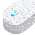 Lençol com elástico Moonsea Waterproof 76x38 cm, pacote com 2