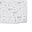 Lençol com elástico PEHR Life Aquatic Organic Cotton 132x71x20 cm